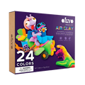 Set with air clay KIDS LINE 24 colors