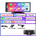 10.26" Carplay Screen for Car,Wireless CarPlay & Android Auto WiFi Smart Screen,Bluetooth Car Radio for Apple Android Stereo